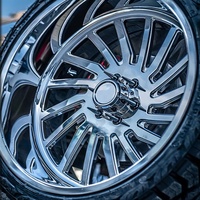 Jantes forgées sur mesure pour pick-up tout-terrain 4x4 6x6 22x12 24x14 26x14 26x16 5x127 5x139.7 6x135 6x139.7 8x165.1 8x170 8x200 5x5.5