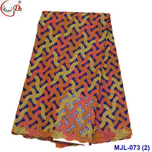 Venta caliente láser gasa guipur cordón secuencias de encaje bordado malla sostenible <span class=keywords><strong>vestidos</strong></span> de <span class=keywords><strong>fiesta</strong></span> precio al por mayor boda africana - Product Image 2