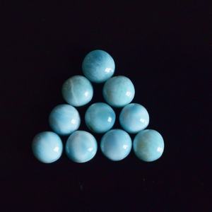 16 Uds forma ovalada 100% Natural Larimar piedra preciosa lote cabujón de alta calidad Larimar piedra preciosa suelta raro cielo azul Larimar venta a granel - Product Image 1