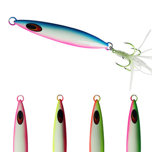 Señuelos de Pesca de Fondo de 100g, 120g y 150g para Agua Salada, Set de 5 Colores con Característica Luminosa en la Oscuridad - Product Image 2