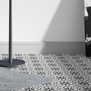 Suelo de vinilo blanco <span class=keywords><strong>y</strong></span> negro de diseño moderno <span class=keywords><strong>para</strong></span> uso en el hogar, azulejo de pared, cocina, baño, dormitorio, suelo de PVC, oficina, Hospital, suelo de PVC - Product Image 6