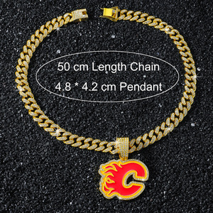 2026 <b>Hot</b> Selling Innovative Simple <b>Red</b> Artistic Letter C Pendant Necklace Hiphop Style Men's Necklaces Fashion Jewelry Wholesale - Product Image 5