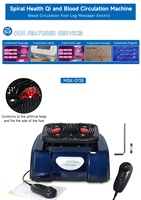 Circulation sanguine multifonctionnelle Massage des pieds des jambes Spa électrique masseur vibrant pour tout le corps Appareil de circulation sanguine