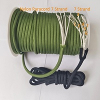 En stock – Corde paracorde 550 Type 3 orange de 305 mètres, multicolore (blanc, noir), en nylon de 4 mm pour tentes et camping en extérieur