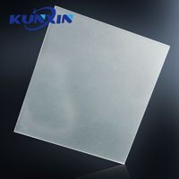 Feuille acrylique micro-prismatique diffuseur de lumière LED anti-éblouissement optique clair UGR 1,2 mm 1,5 mm 2 mm
