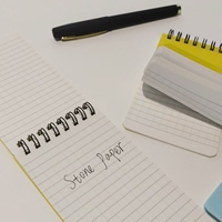 Carnet de notes en papier de pierre imperméable PP Cover 2026 pour l'extérieur, format 3" x 5", carnet de poche toutes saisons, bloc-notes à spirale supérieure