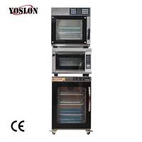 YOSLON YSN-CK06-1 2021, Nouveau Commercial 3 en 1 Combinaison Four Toast à l'épreuve de La Pâte Fermenter Four Machine/