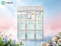 Distributeurs automatiques de fleurs en vente 24h/24, distributeur automatique de bouquets de fleurs personnalisés, machine à fleurs