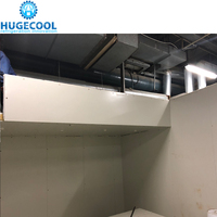 Panneau isolant en polyuréthane 50mm/75mm/100mm/120mm/150mm/200mm pour chambre froide congélateur avec acier de couleur
