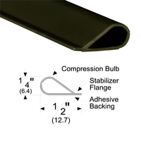 Bande d'étanchéité en caoutchouc EPDM pour porte de sécurité, isolation phonique et coupe-vent, isolation acoustique et thermique