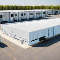 Atelier à structure en acier stable et à faible entretien, matériaux durables pour les opérations industrielles en extérieur