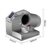 Robot de cuisine automatique commercial intelligent pour faire sauter les aliments, avec alimentation automatique des ingrédients, capacité de 80 L, en acier inoxydable, écoénergétique