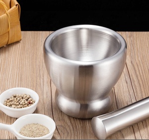 Factory Garlic Pounder Garlic Pepper Grinder Pestle And Mortar Bowl - Product Image 4