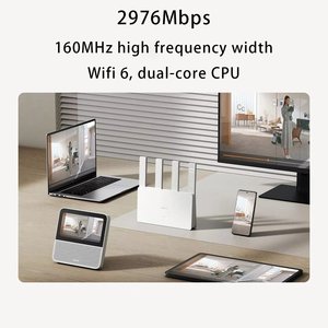 เราเตอร์ <span class=keywords><strong>Mi</strong></span> Router AX3000E WiFi 6 พร้อมส่ง รีพีทเตอร์ขยายสัญญาณเครือข่าย ตัวขยายสัญญาณ 4 ช่องทาง เครื่องขยายสัญญาณ 5g - Product Image 3