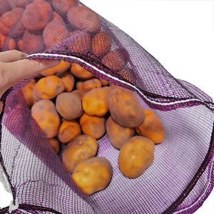 Sac en filet personnalisé, sac d'emballage circulaire en filet pour oignon, pomme de terre, légumes - Product Image 3