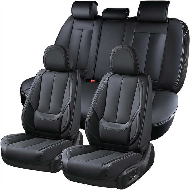BDK PolyPro Car Seat Covers Front Set In Black ?Çô 2 Front Seat Covers - Foto 12