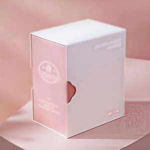 กล่องกระดาษพิมพ์ลายตามสั่งลดราคา กล่องกระดาษรีไซเคิลแบบมีแถบฉีก กล่องใส่เครื่องประดับพร้อมริบบิ้น - Product Image 1