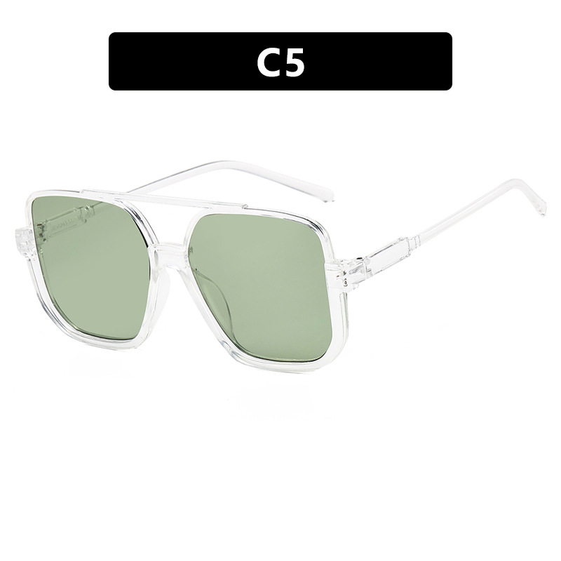 Feuille transparente blanc vert