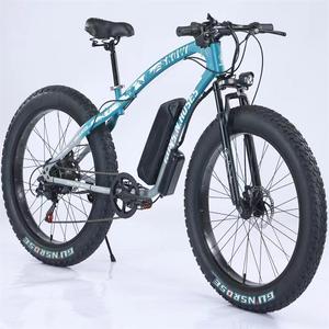 Vélo de montagne 7 vitesses / Cadre en acier 1000W 48V, Vélo hybride rapide, Vélo électrique E-Braver à pneus larges 26 pouces, Fourniture d'usine B - Product Image 5