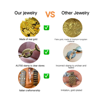 Bracelet en or massif 18 carats AU750, tressé ajouré, motif floral, avec trois fleurs, pour femme, vente en gros