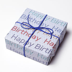 Vente en gros 80g papier d'anniversaire scintillant 50*70cm papier d'emballage cadeau personnalisé pour l'emballage - Product Image 1