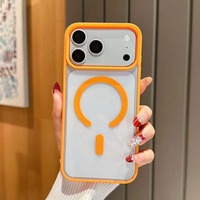 Coque de téléphone magnétique sans fil antichoc et anti-chute en PC électroplaqué, vente en gros d'usine, pour séries 11-15