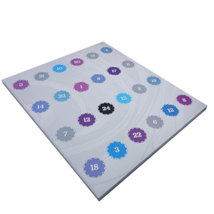 Nhà Sản Xuất Thiết Kế Tùy Chỉnh In Logo Lớn Đếm Ngược Advent Lịch Hộp Quà Tặng Với Khay Nhựa - Product Image 1