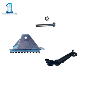 Pièces de marchepieds métalliques industriels : Pieds de marchepieds à trou rond avec vis réglables pour <span class=keywords><strong>support</strong></span> - Product Image 2