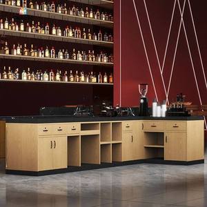 Mostrador de Café Personalizado Directo de Fábrica, Mostrador para Tienda de Té con Leche, Barra de Café, Muebles de Diseño Moderno, Diseño Interior de Cafetería - Product Image 5