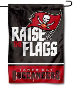 Bandiera da Giardino Personalizzata dei Tampa Bay Buccaneers, Doppio Lato, 100% Poliestere, Vendita all'Ingrosso - Product Image 5