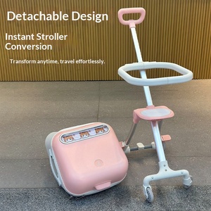 Maleta <span class=keywords><strong>de</strong></span> Viaje Multifuncional <span class=keywords><strong>para</strong></span> Niños, Carrito <span class=keywords><strong>de</strong></span> Bebé con Ruedas, Diseño <span class=keywords><strong>de</strong></span> Dibujos Animados - Product Image 2