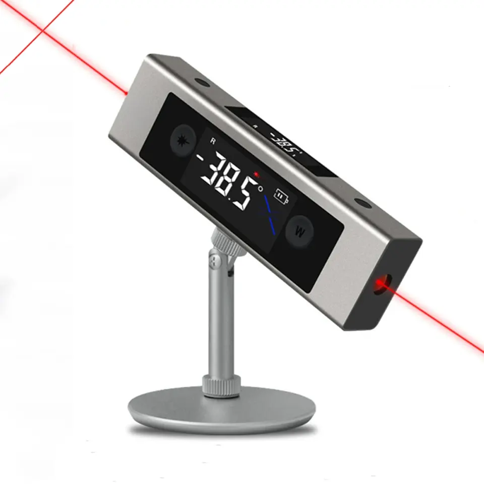 Protractor Digital Inclinometer Angle Measure Laser Ruler Bi ...