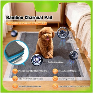 Almohadillas de Entrenamiento para Perros y Cachorros, Desechables, Extra Grandes, Antiderrames, de 6 Capas, con Carbón de Bambú, Venta al Por Mayor, Populares - Product Image 2