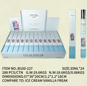 Profumo Arabo di Dubai per il Medio Oriente, Campioni <span class=keywords><strong>Spray</strong></span> da 35ml, Fragranza Floreale Duratura per il Corpo Femminile - Product Image 1