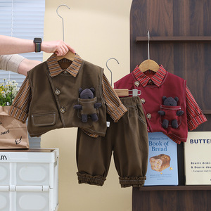 Set di <span class=keywords><strong>abbigliamento</strong></span> 2025 a gamba aperta da 0 a <span class=keywords><strong>3</strong></span> <span class=keywords><strong>mesi</strong></span> Set di tuta in cotone organico al 100 per cento per indossare il bambino - Product Image 3