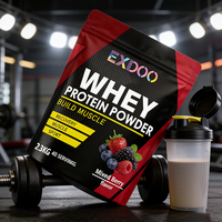 Complément alimentaire de musculation en marque propre, Fitness Muscle Body Fortress, prise de masse musculaire, 907g, boisson isolée pour la salle de sport, poudre de protéines de lactosérum