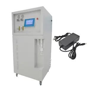 Laboratuvar saf su hazırlama kapasitesi için pil deiyonize su arıtıcısı makine saatte 100L