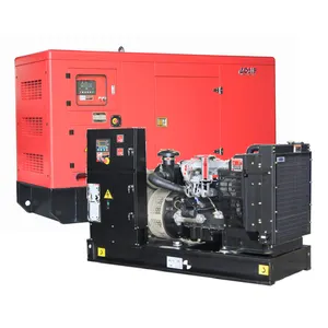 Gerador diesel super silencioso 34kw/43kva, com modelo de motor lovol 1003tg