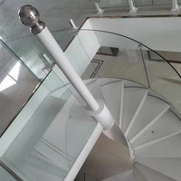 Nouvelle échelle spirale en acier et bois, personnalisable, très demandée, escalier en spirale métallique en acier