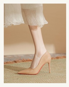 <span class=keywords><strong>Tacchi</strong></span> Alti da Donna, Tacco Sottile, Sexy ed Eleganti, Slip-On Antiscivolo, Punta a Spillo, Colore <span class=keywords><strong>Nude</strong></span>, Primavera Estate - Product Image 3