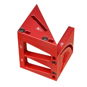 Pinrui Triangular Ruler Metal 10-90 Degree Angle Marker Woodworking Measuring Tool With 30 45 60 Degree Fixed Angles - Product Image 3
