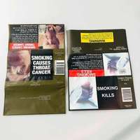 Sacs d'emballage en plastique Mylar réutilisables bleu saphir Manchester 50g avec numéro de série de sécurité noir et code braille imprimé pour le tabac