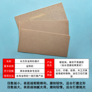 Meules rectangulaires diamantées 3000 mm pour métaux ferreux, abrasif lié, type droit - Product Image 3