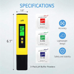 ปากกาบัฟเฟอร์บัฟเฟอร์ <span class=keywords><strong>PH</strong></span> มาตรฐาน3แบบ,เครื่องวัด <span class=keywords><strong>PH</strong></span> แบบดิจิตอลมีช่วง <span class=keywords><strong>PH</strong></span> 0-14สำหรับไฮโดรโปนิกส์น้ำ - Product Image 3