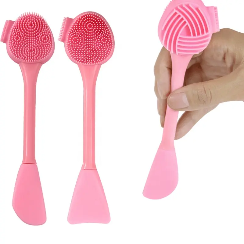 2022 Hot Selling Product Silicone Exfoliating Lip Brush Tool Skin Care Silicone Facial Makeup hand-held Brush Cleaning mat