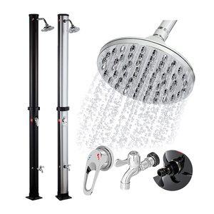 Colonne de <span class=keywords><strong>douche</strong></span> extérieure noire CYEN, absorption de chaleur solaire, pratique et conviviale, idéale pour les piscines et les plages - Product Image 1