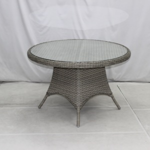 Phật sơn vườn <span class=keywords><strong>4</strong></span> chỗ ngồi đồ nội thất mây đặt wicker nhà hàng ngoài trời vòng bàn ăn và ghế - Product Image 6