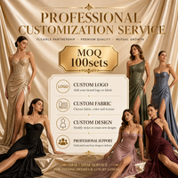 Robe de soirée formelle pour femmes sur mesure, conception personnalisée, OEM, ODM, marque privée, couleur et taille personnalisées, robes de soirée, robes de bal pour femmes