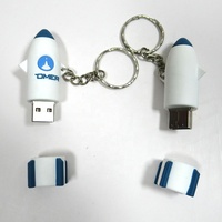 Flashdisk USB Bentuk Truk Pemadam Kebakaran Profesional, Bahan PVC Lunak, Desain Kartun, Disk Memoria USB Pendrive