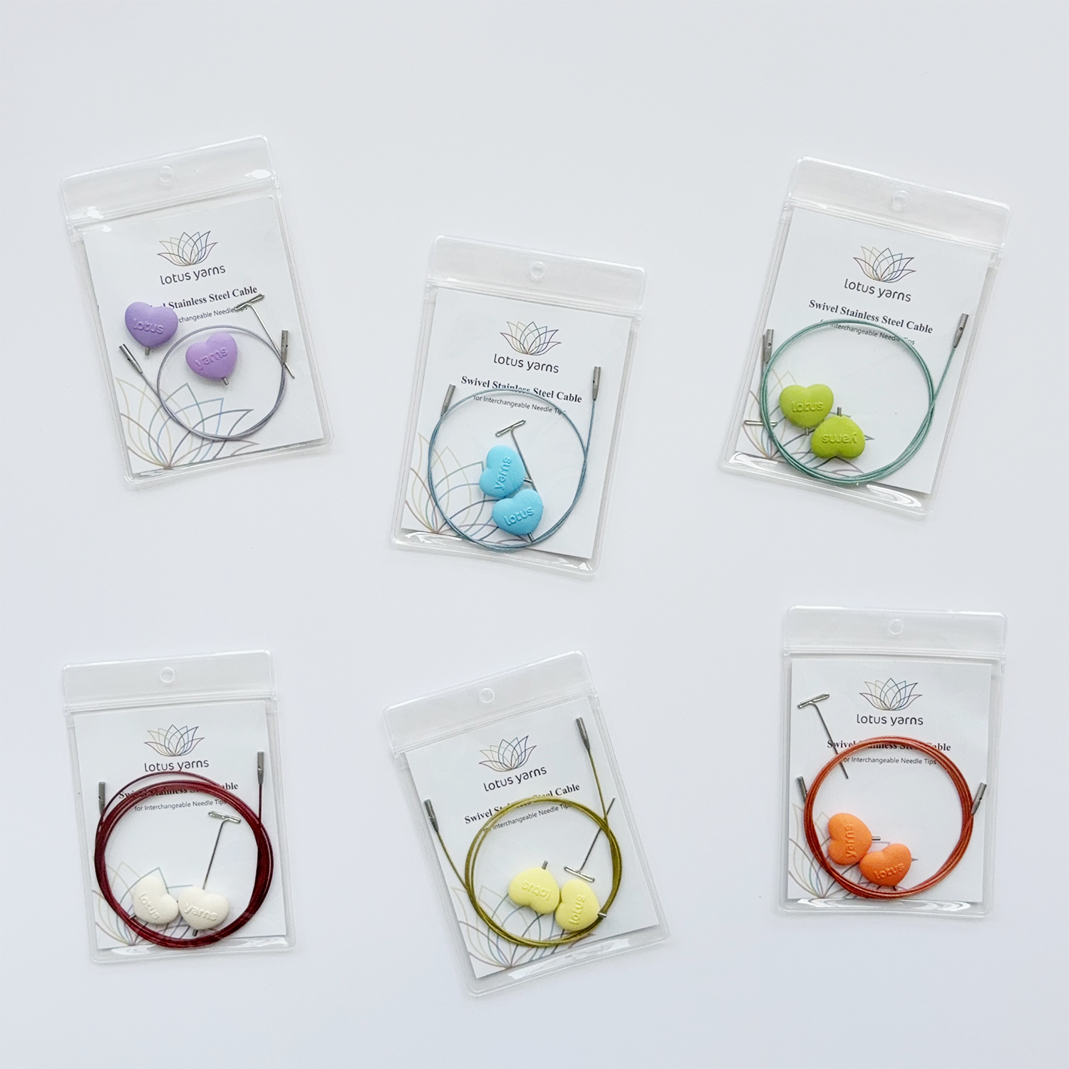 Cavo girevole a 360 &deg; con tappi terminali